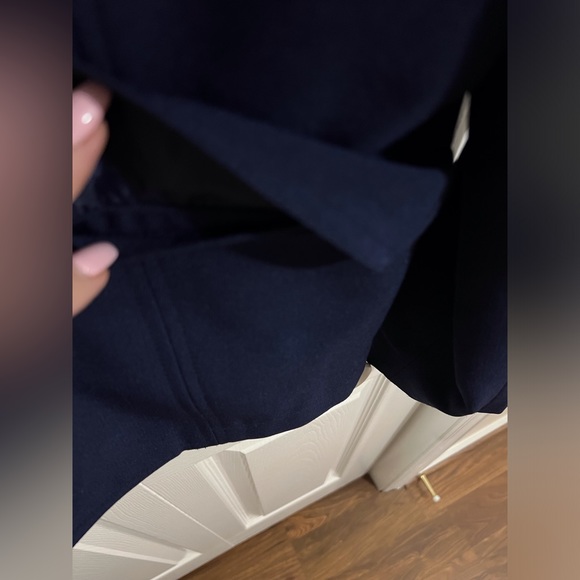 Kasper Size 6P Single Button Navy Blue Blazer - Picture 3 of 6